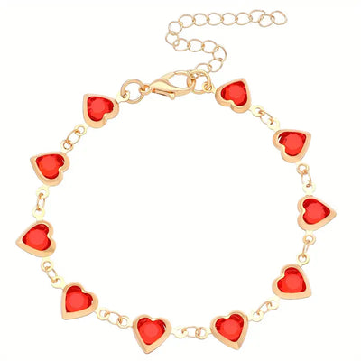 Ophelyra Garnetelle Gold Bracelet