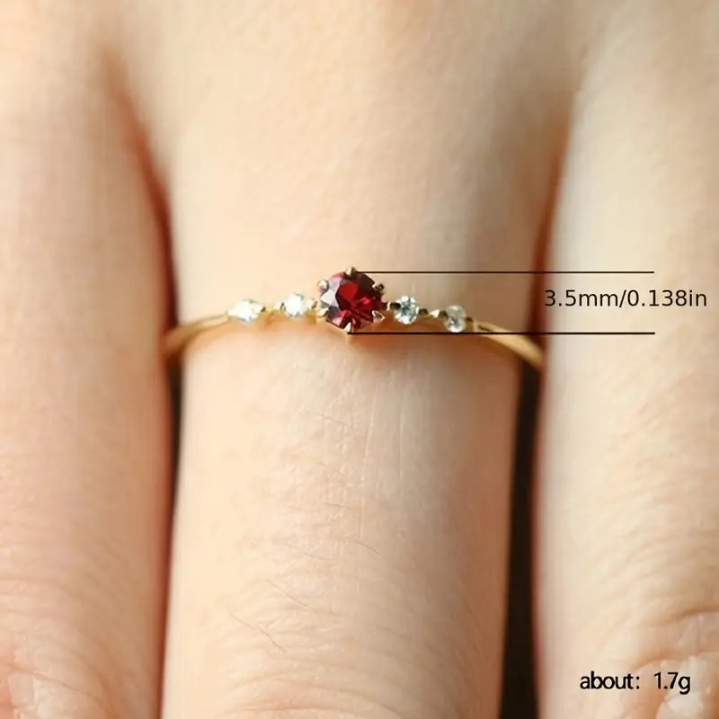 Venara Redmere Gold Ring