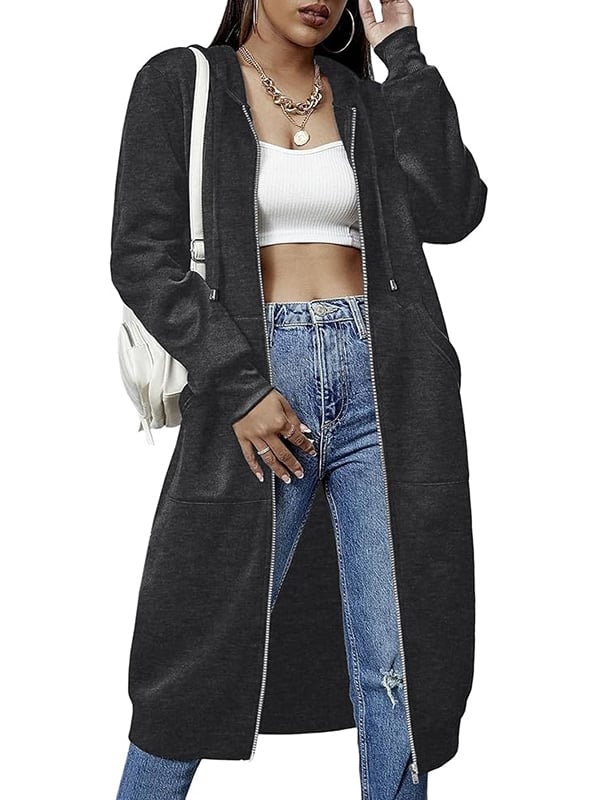 Mariah | Zip-Up Hoodie with Long Sleeve Design