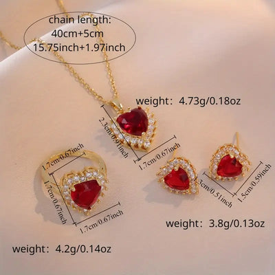 Anavelle Roubella Gold Jewelry Set