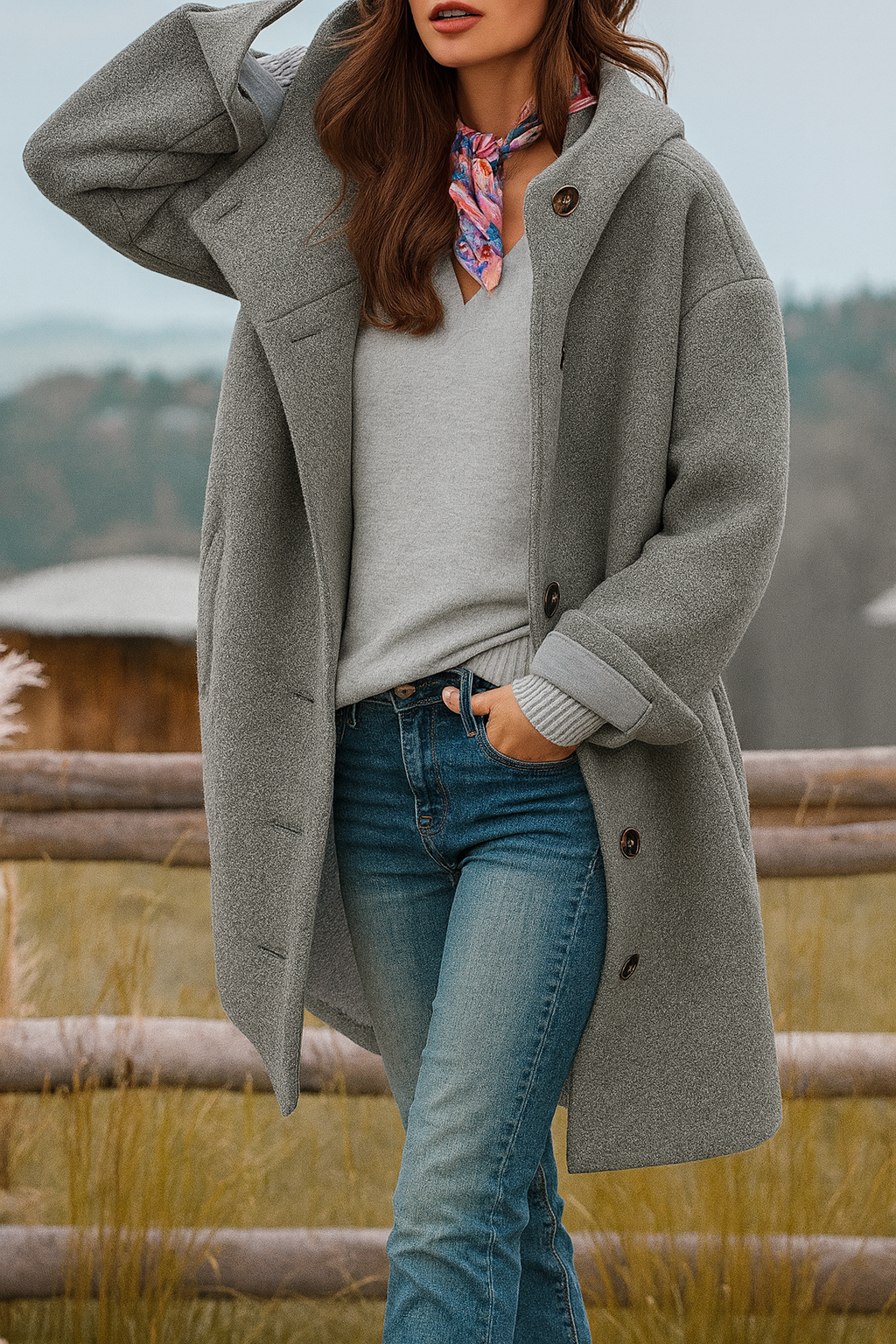 Leah | cozy everyday coat in mid-length