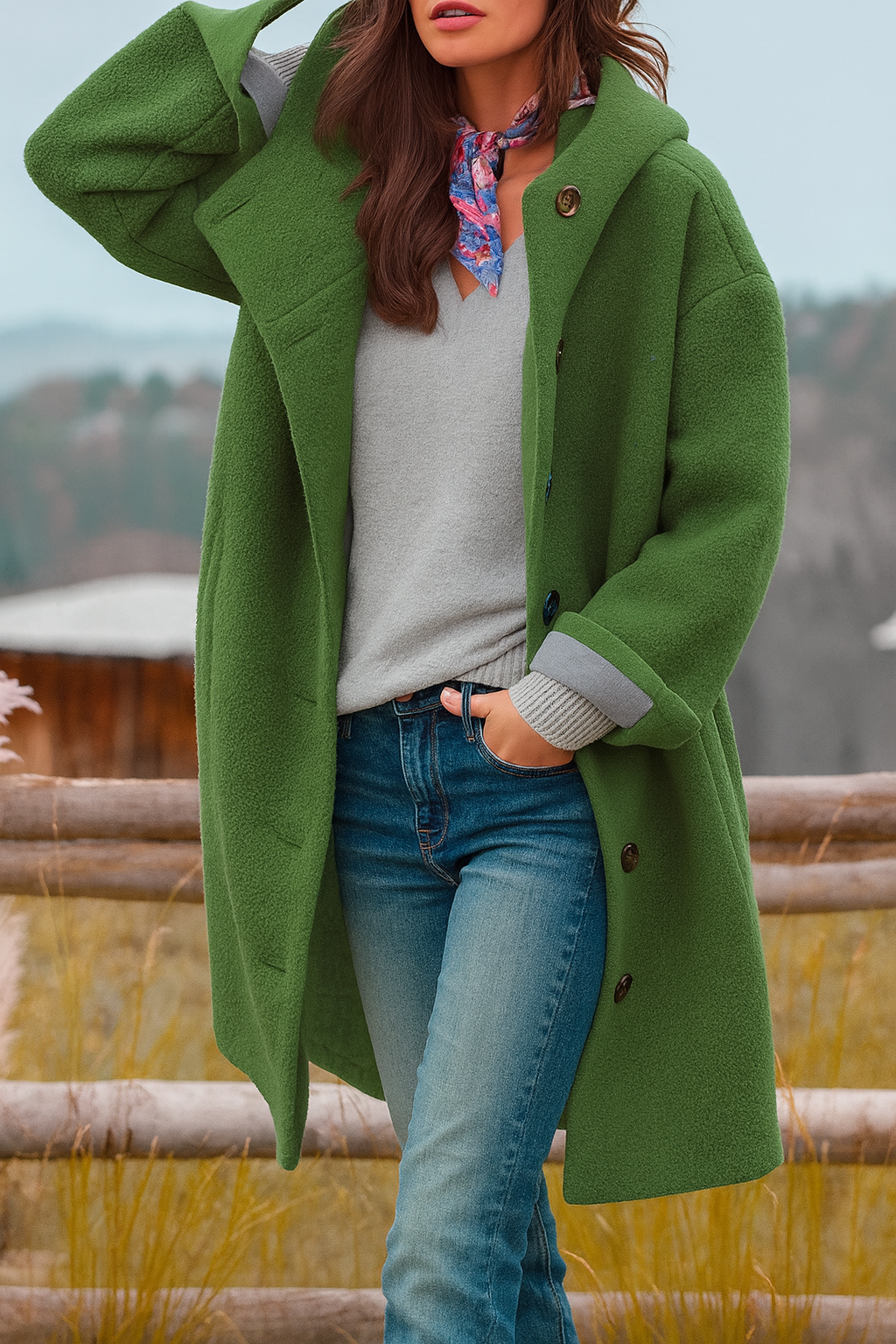 Leah | cozy everyday coat in mid-length