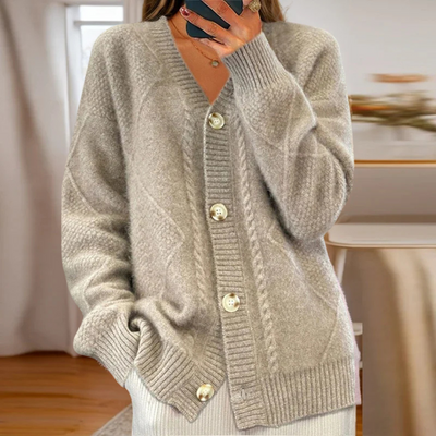 Loise | Cable-Knit Cardigan