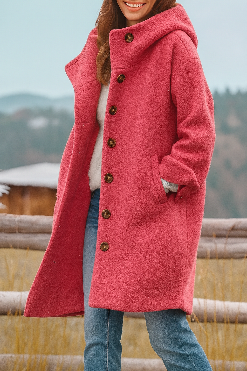 Leah | cozy everyday coat in mid-length