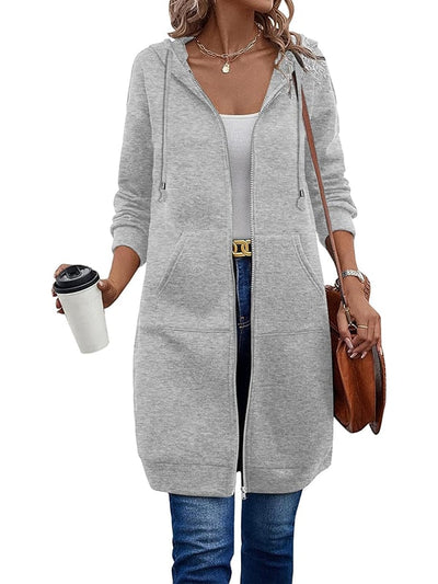 Mariah | Zip-Up Hoodie with Long Sleeve Design